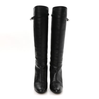 Hermes Heritage Calfskin Story Boots 40 Black 3 of 9