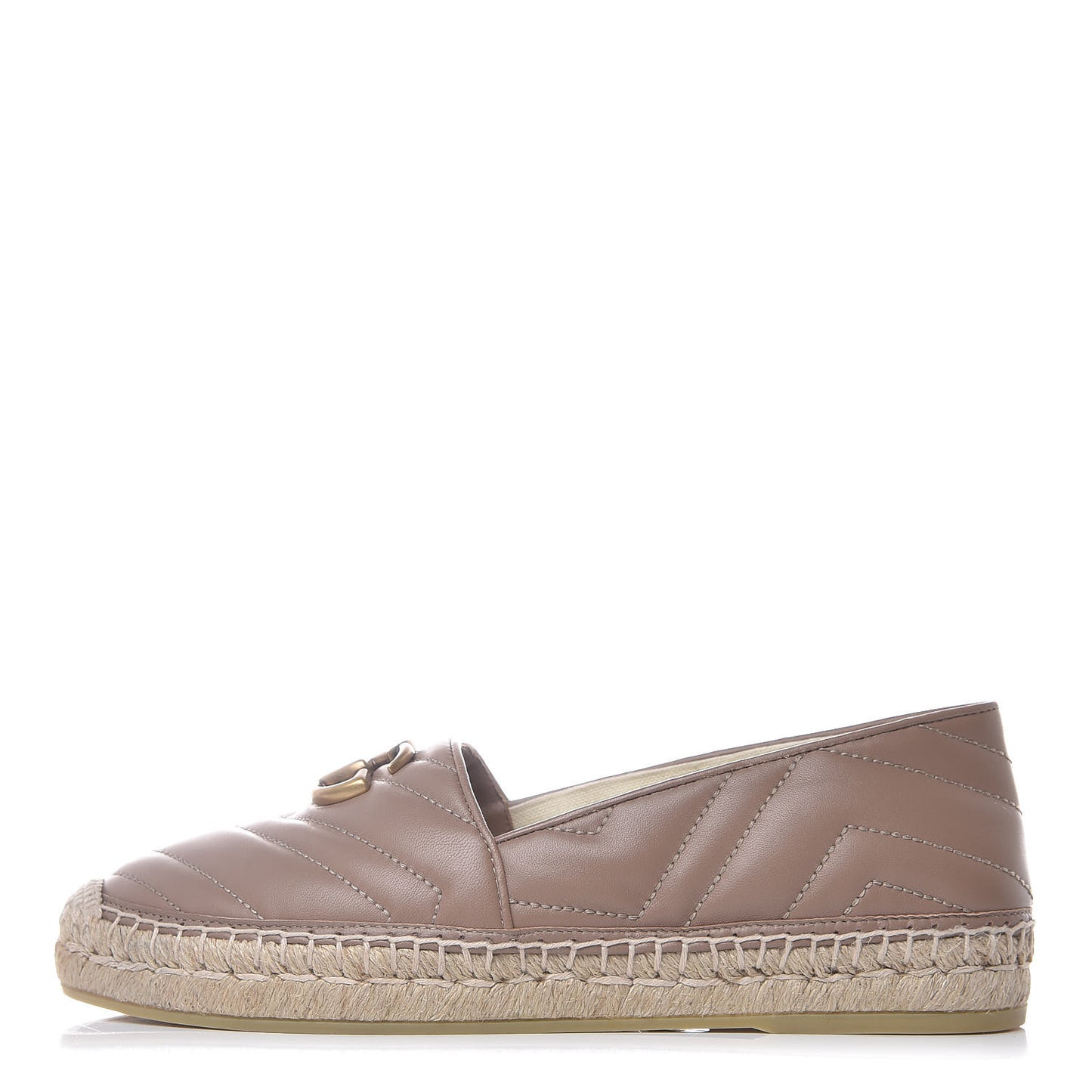 Nappa Matelasse GG Marmont Espadrilles 38 Porcelain Rose