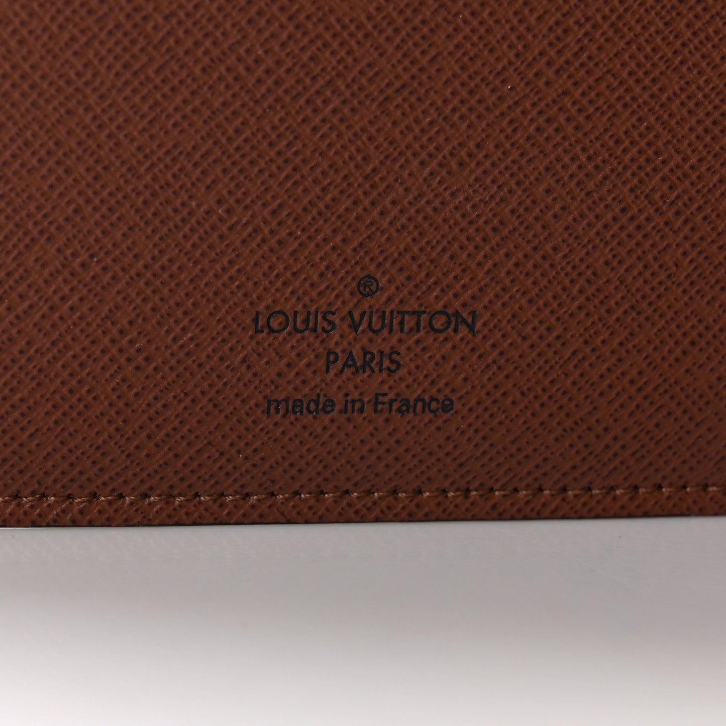 Monogram Desk Agenda Cover