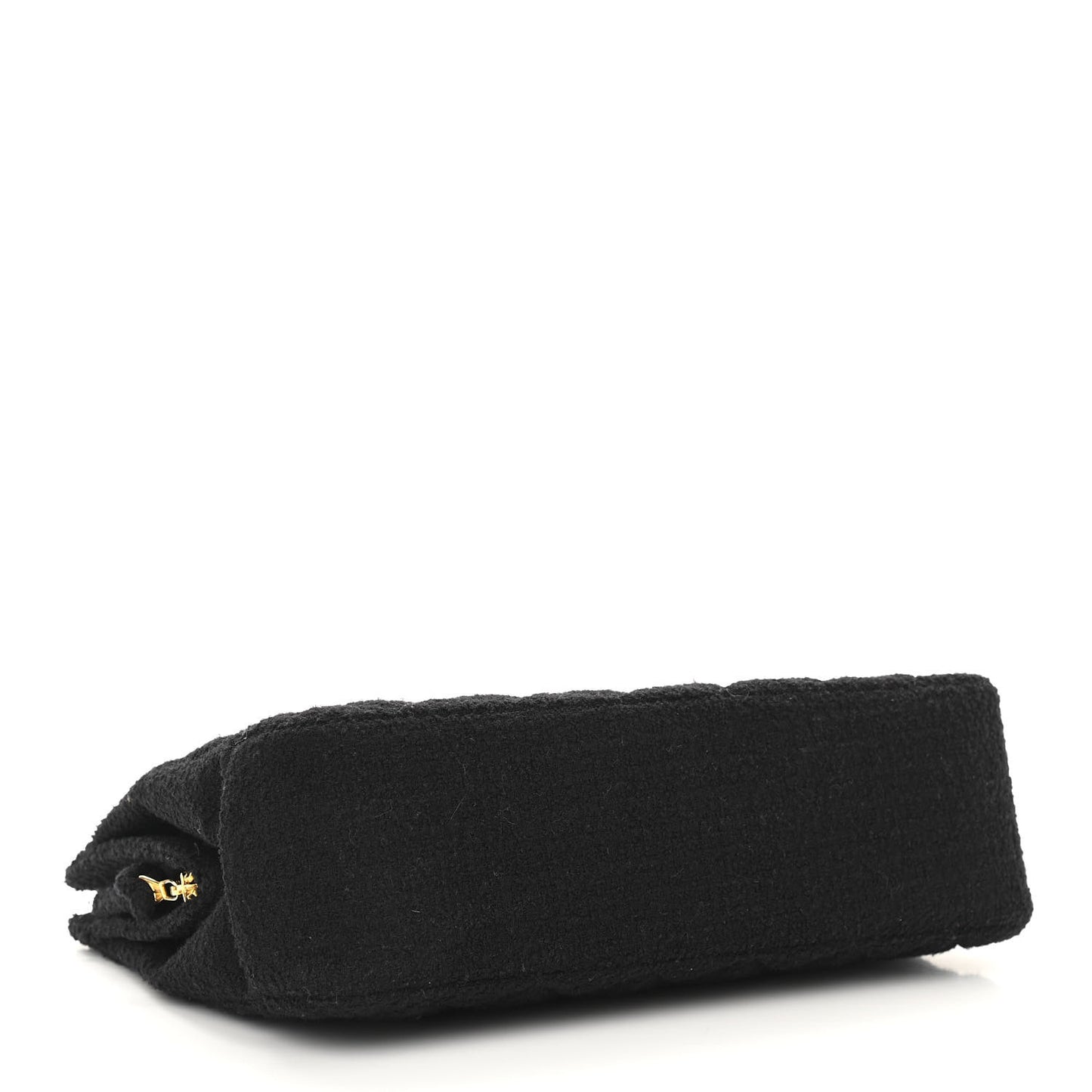 Jersey Quilted Shopping Tote Black
