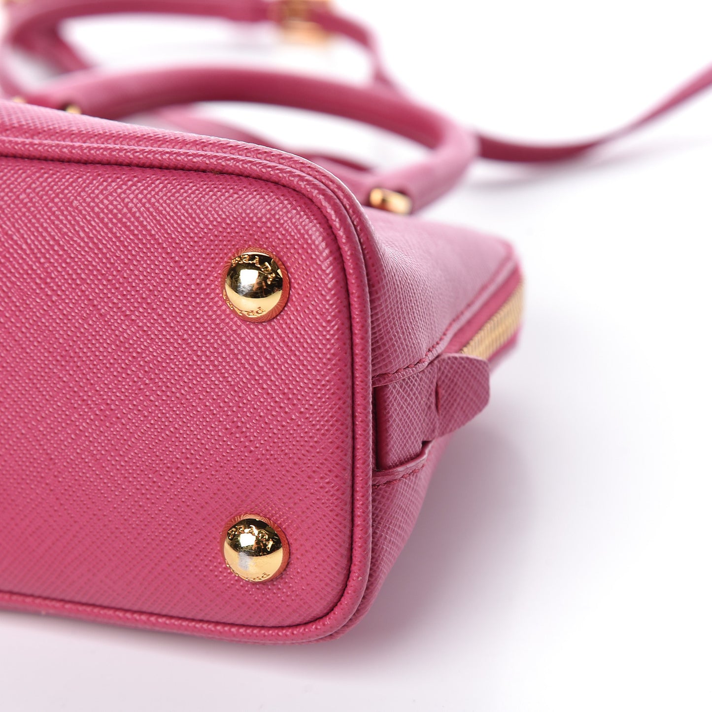Saffiano Lux Mini Promenade Tote Fuxia