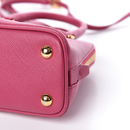 Prada Saffiano Lux Mini Promenade Tote Fuxia 10 of 10