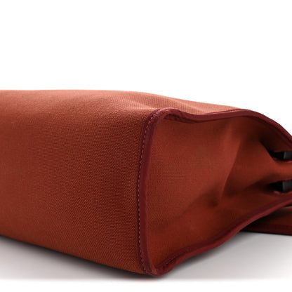 Hermes Toile Vache Hunter Herbag Zip 31 PM Rouge H Ebene 11 of 14