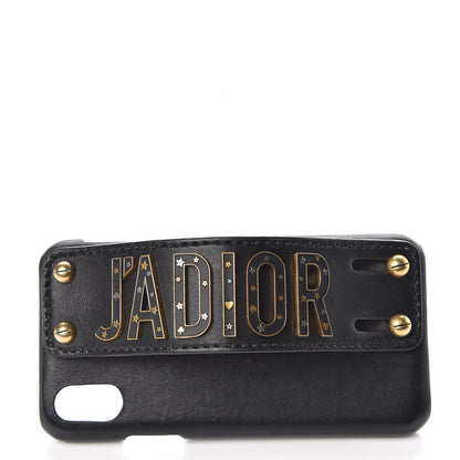 Christian Dior Calfskin J'adior Tech iPhone X Case Black 5 of 9