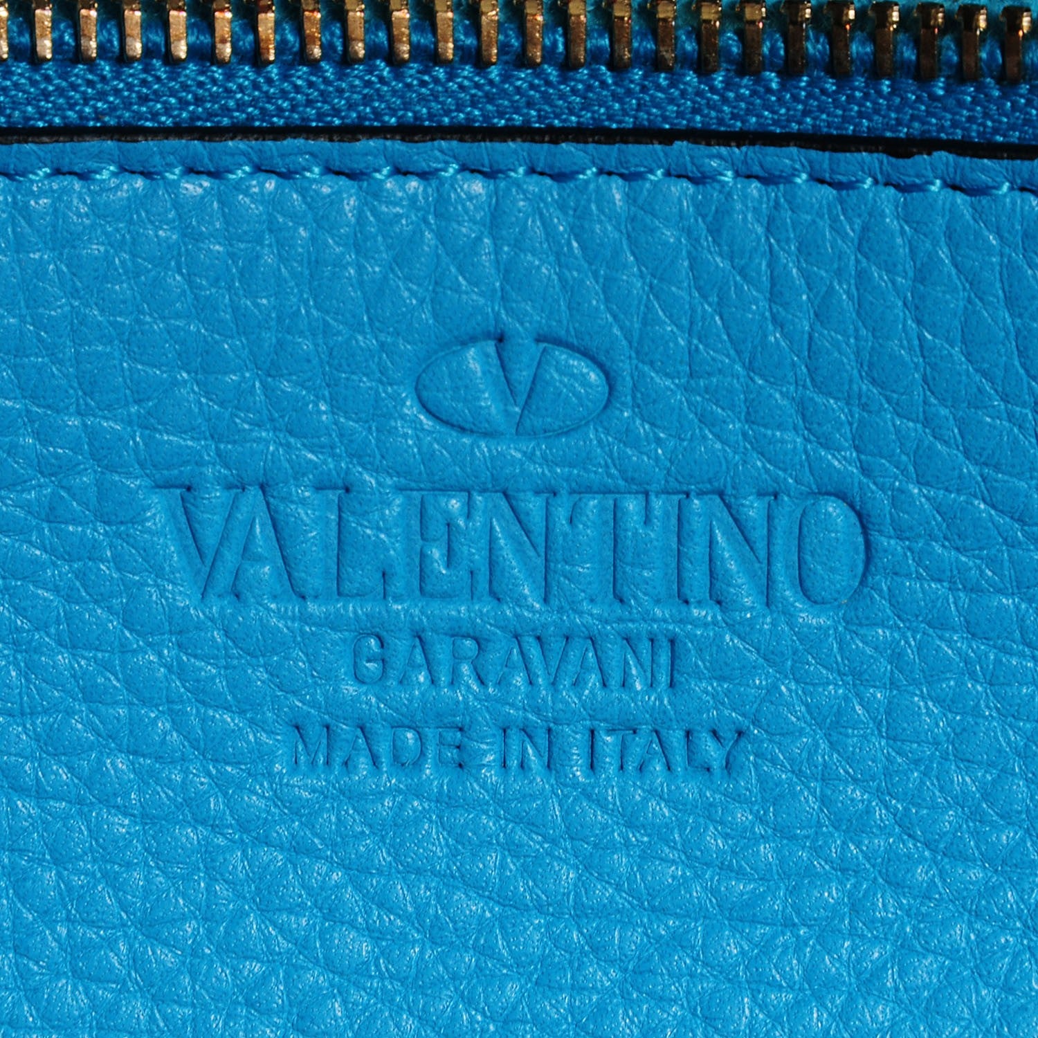 Valentino Garavani Pebbled Calfskin Medium Rockstud Tote Parrot 7 of 8