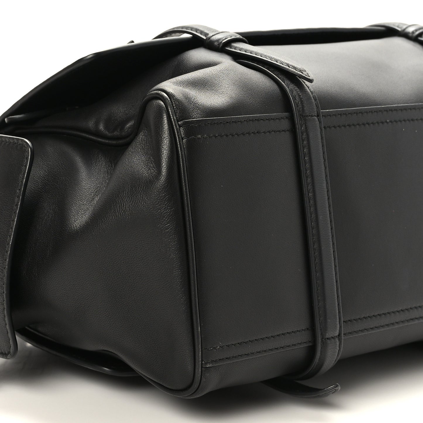 Nappa Intrecciato Medium Monaco Satchel Black