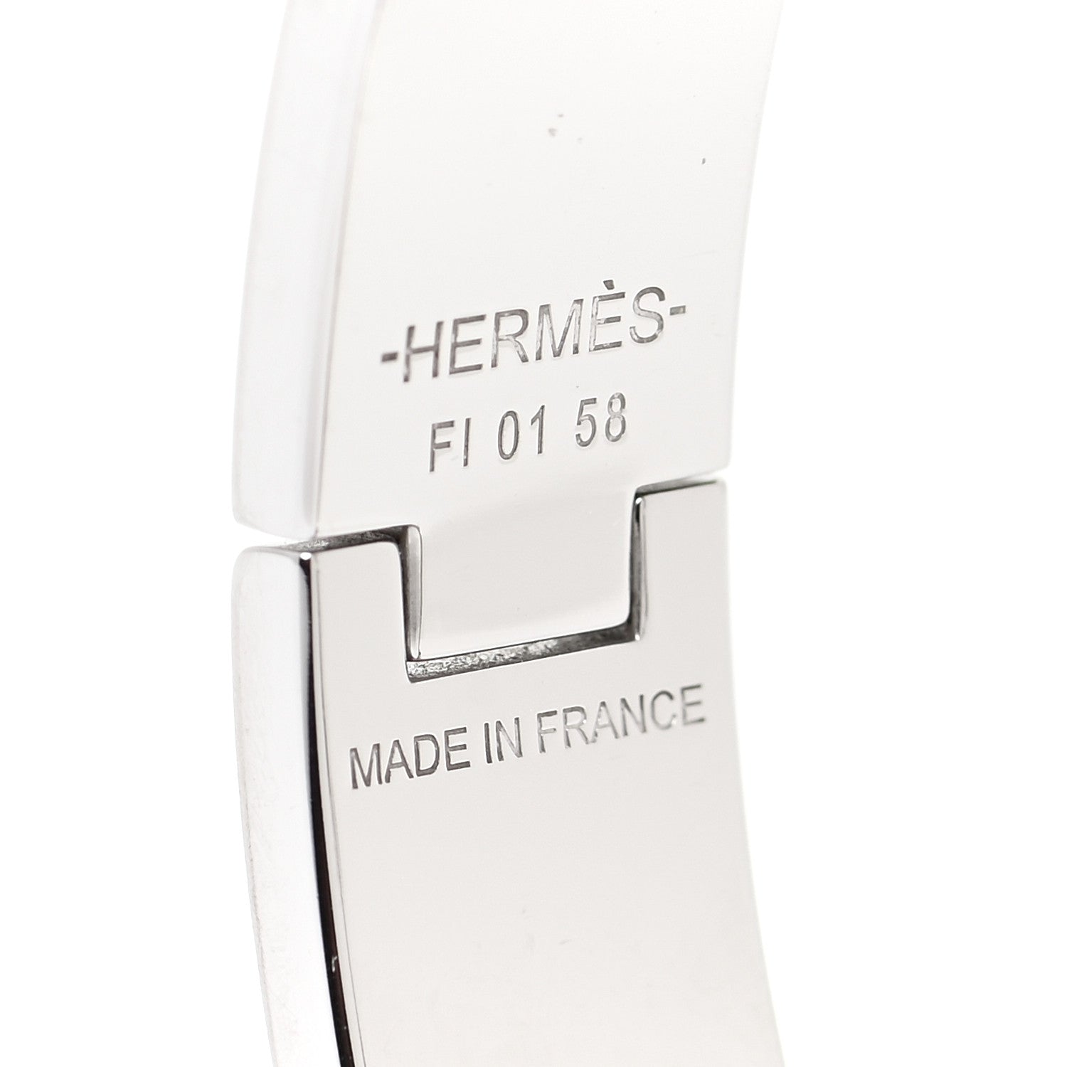 Hermes Enamel Narrow Clic Clac H Bracelet PM Bleu Du Nord 5 of 7