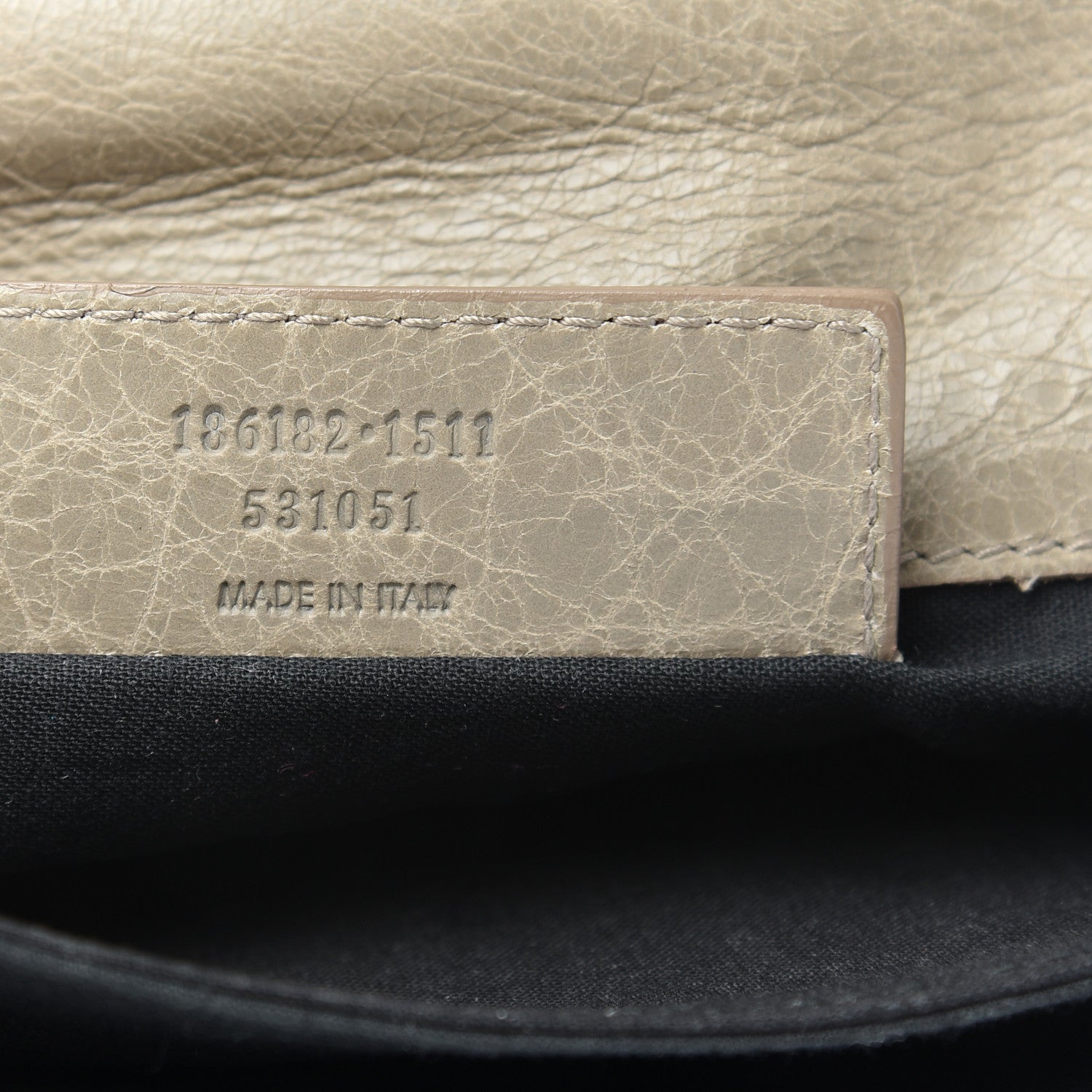 Balenciaga Agneau Giant 21 Gold Hardware Envelope Clutch Gris Glace 7 of 8