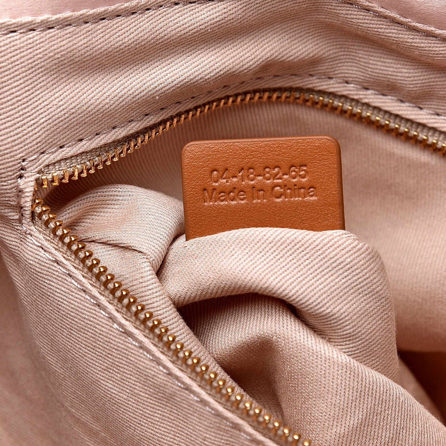CHLOE Satin Diaper Bag Pink
