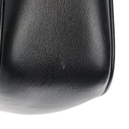 Gucci Calfskin Matelasse Small GG Marmont Chain Shoulder Bag Black 13 of 14