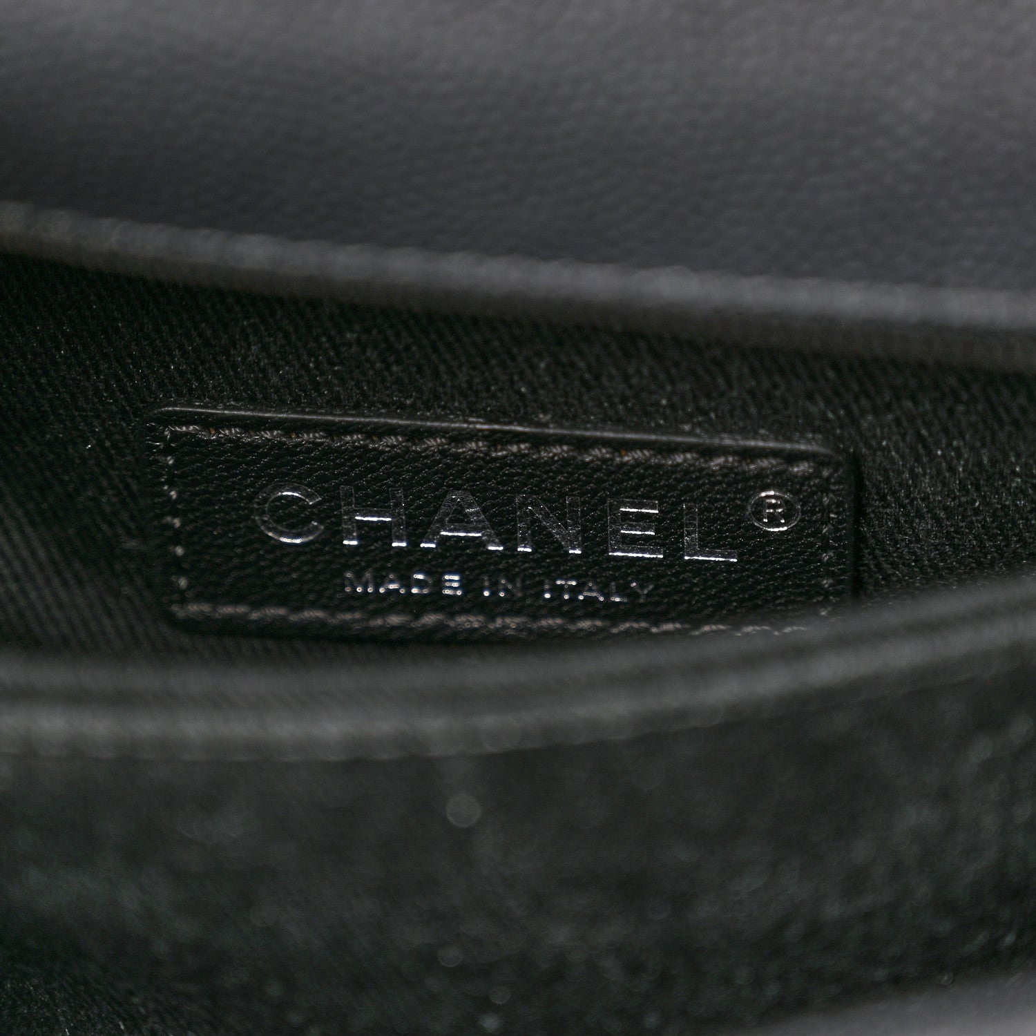 Chanel Caviar Chevron Quilted Mini Coco Handle Flap Dark Grey 5 of 11