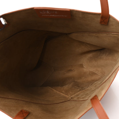 Loewe x Albers Calfskin Medium Puzzle Fold Tote Caramel Bright Green 5 of 10