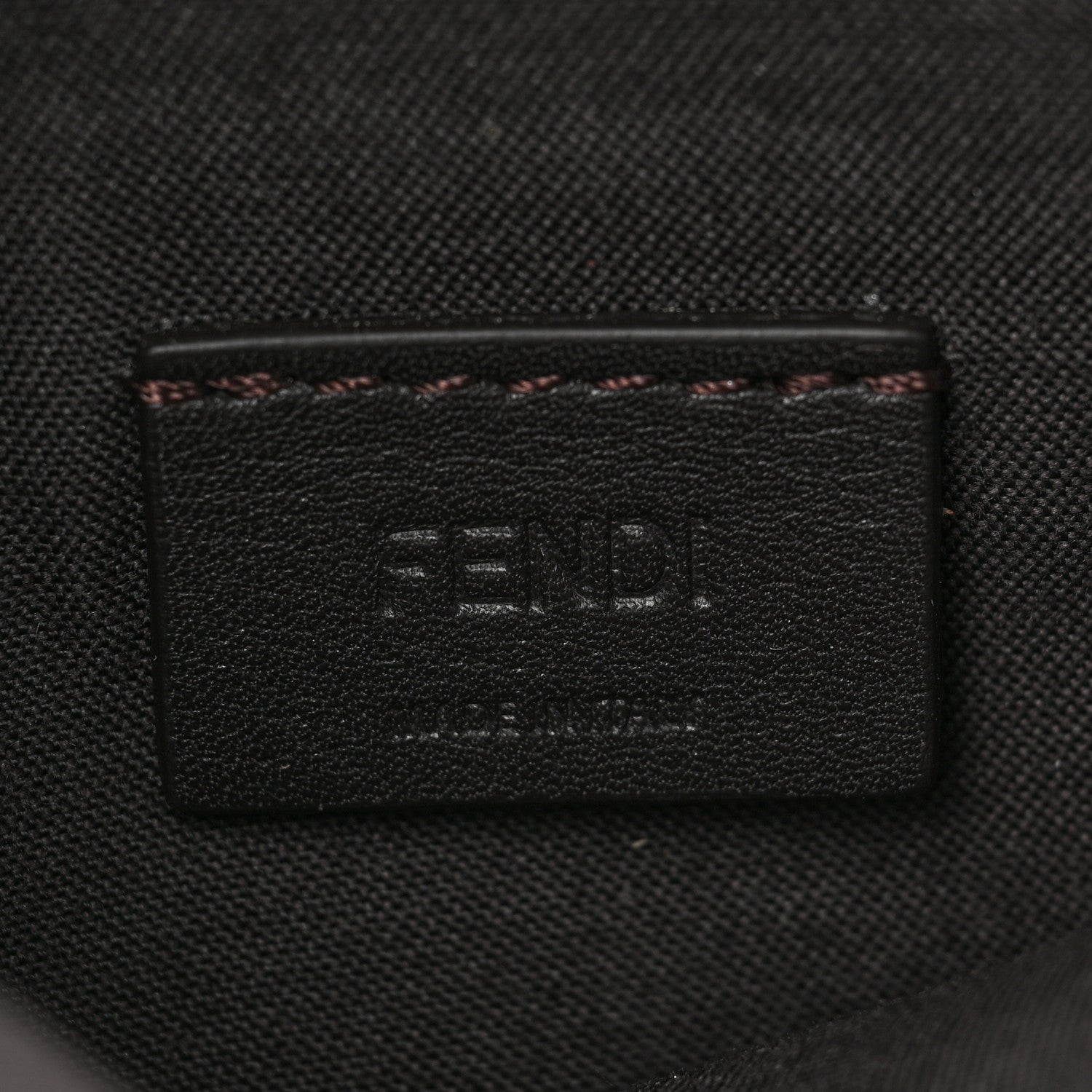 Fendi Vitello King Tamponato Logo Embossed Envelope Wallet On Chain with Pouches Cuoio 6 of 8