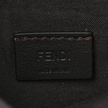 Fendi Vitello King Tamponato Logo Embossed Envelope Wallet On Chain with Pouches Cuoio 6 of 8