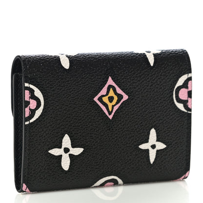 Louis Vuitton Monogram Giant Wild At Heart Rosalie Coin Purse Black 3 of 10