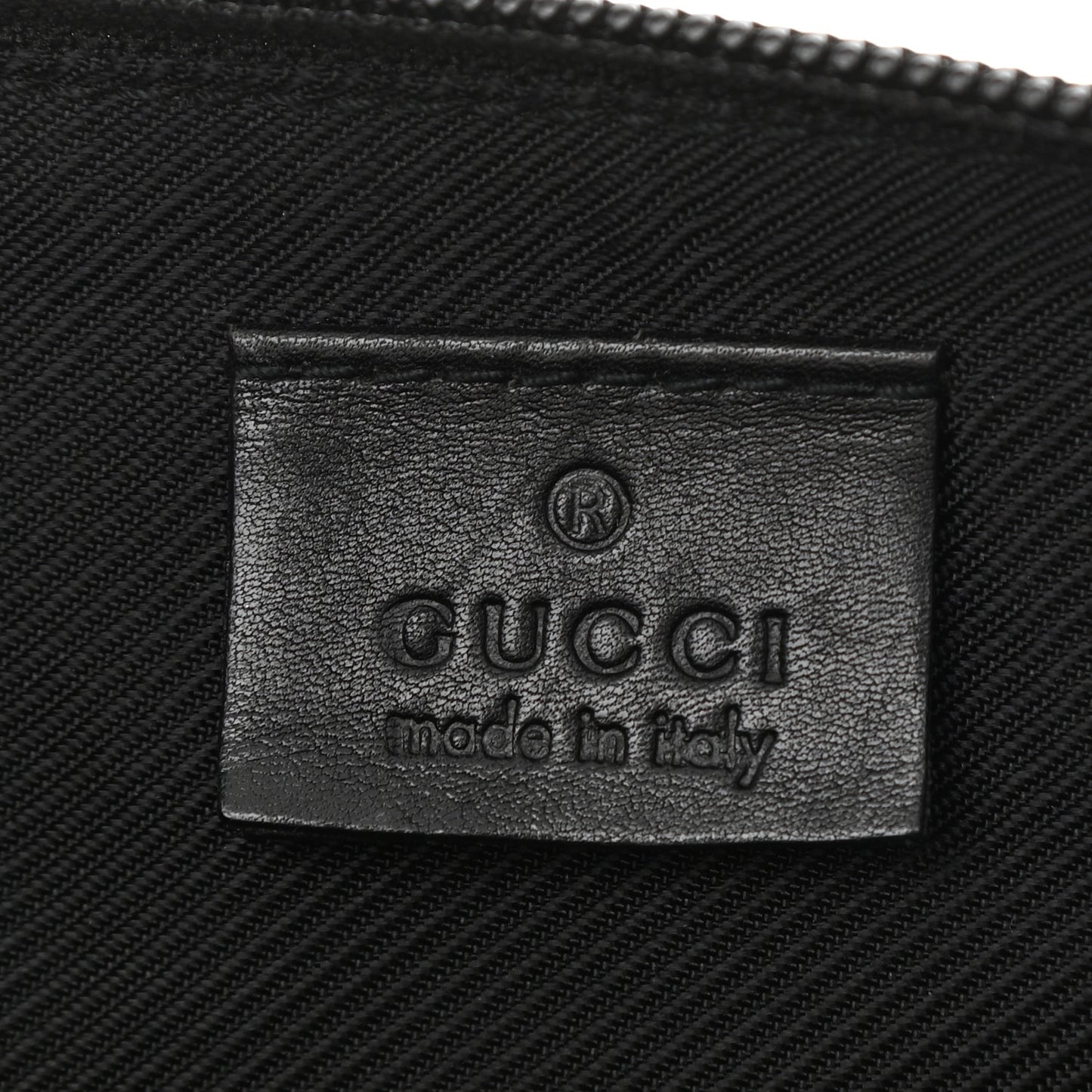 Monogram Web Boat Pochette Black