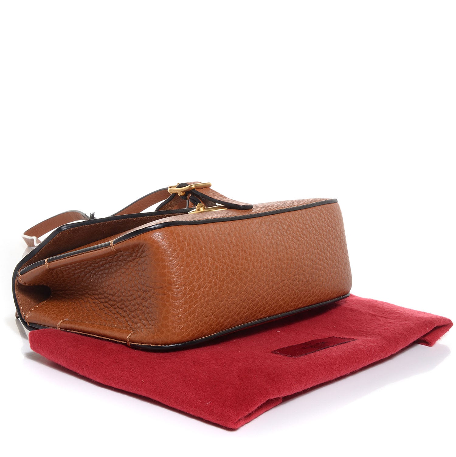 Valentino Garavani Vitello Eye On You Shoulder Bag Tan 4 of 8