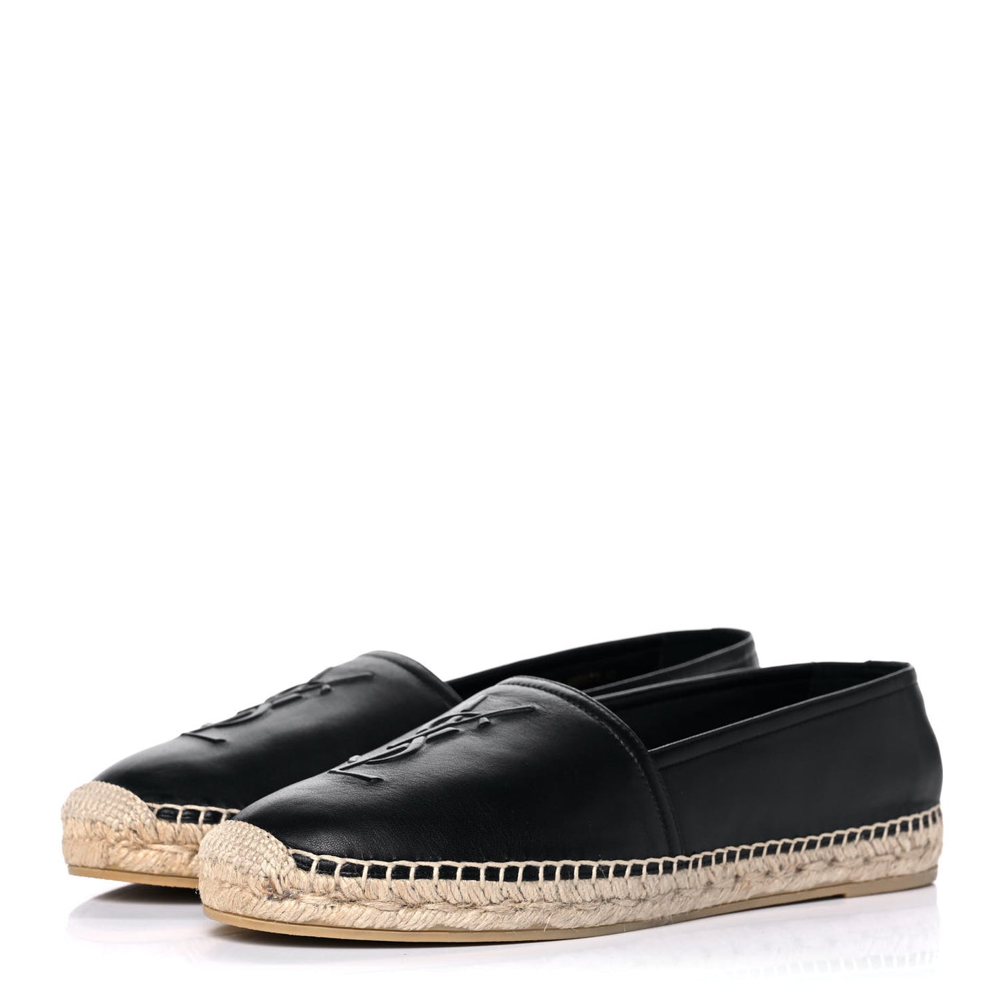 Lambskin Mens Monogram Espadrilles 42 Black