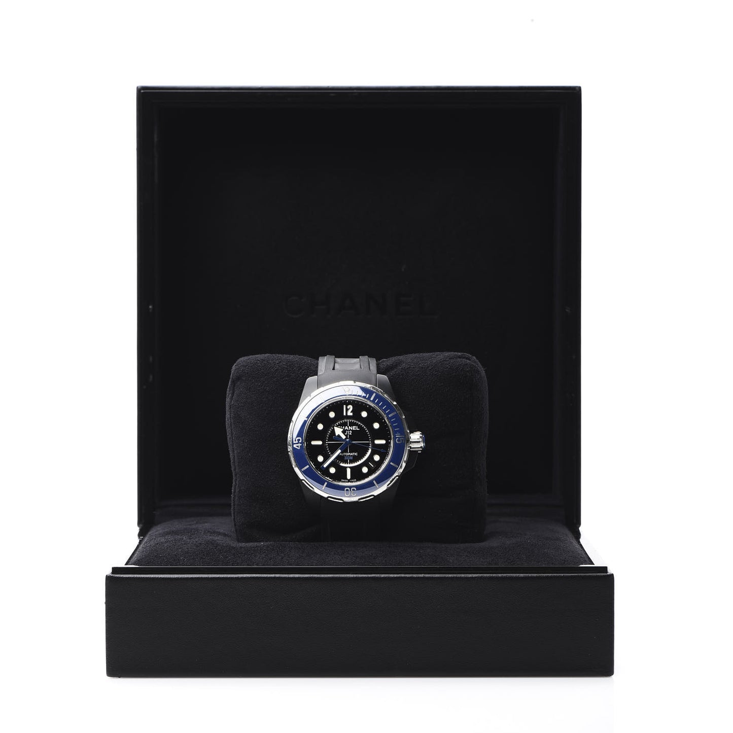 Stainless Steel Ceramic Rubber 41mm J12 Marine Automatic Watch Black