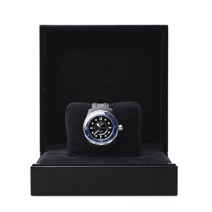 Chanel Stainless Steel Ceramic Rubber 41mm J12 Marine Automatic Watch Black 7 of 7