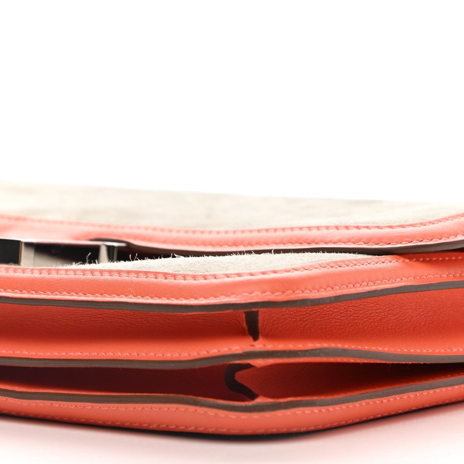 Hermes Veau Doblis Suede Swift Constance Elan 25 Gris Tourterelle Crevette 10 of 11