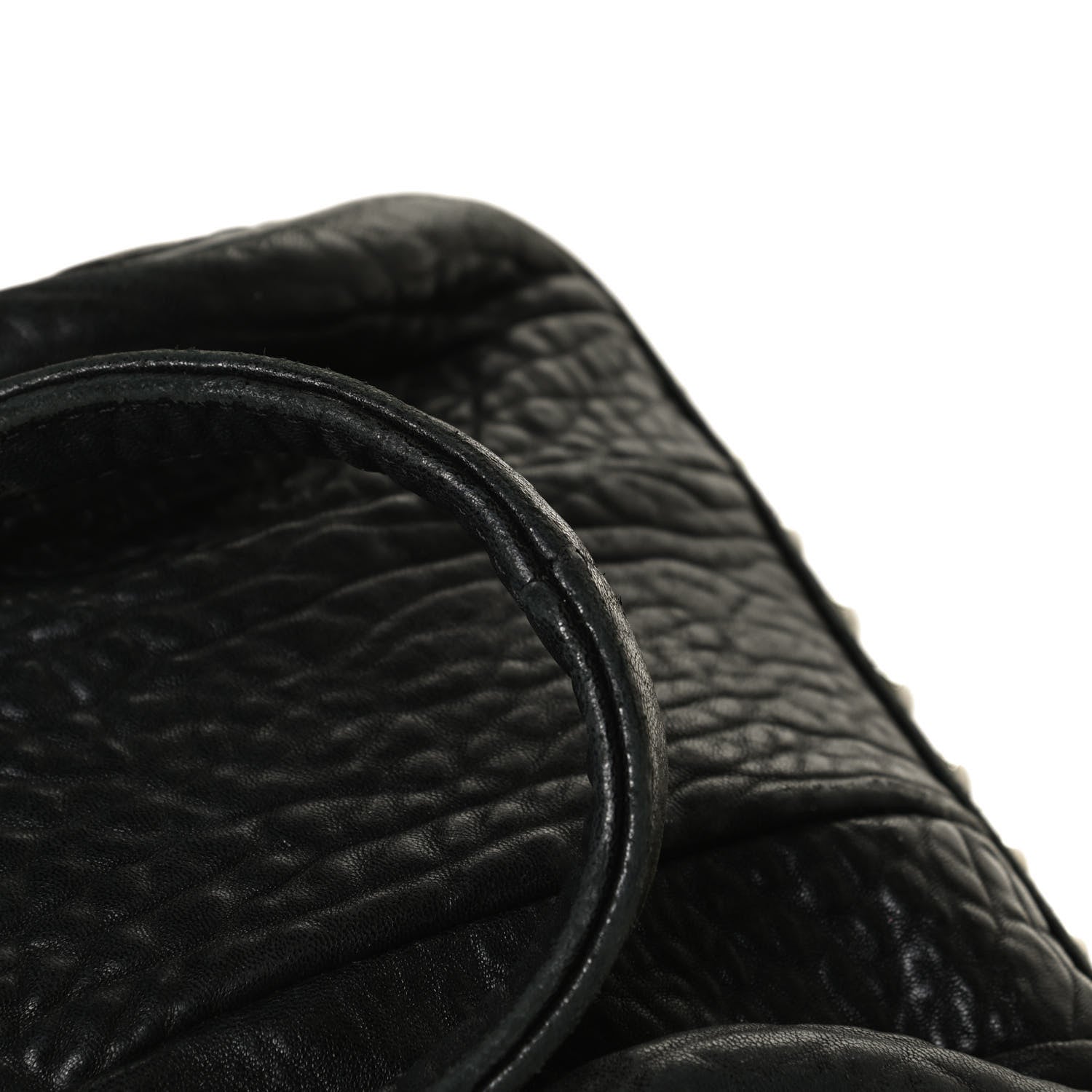 Alexander Wang Pebbled Lambskin Mini Rockie Black Rhodium Hardware 12 of 17