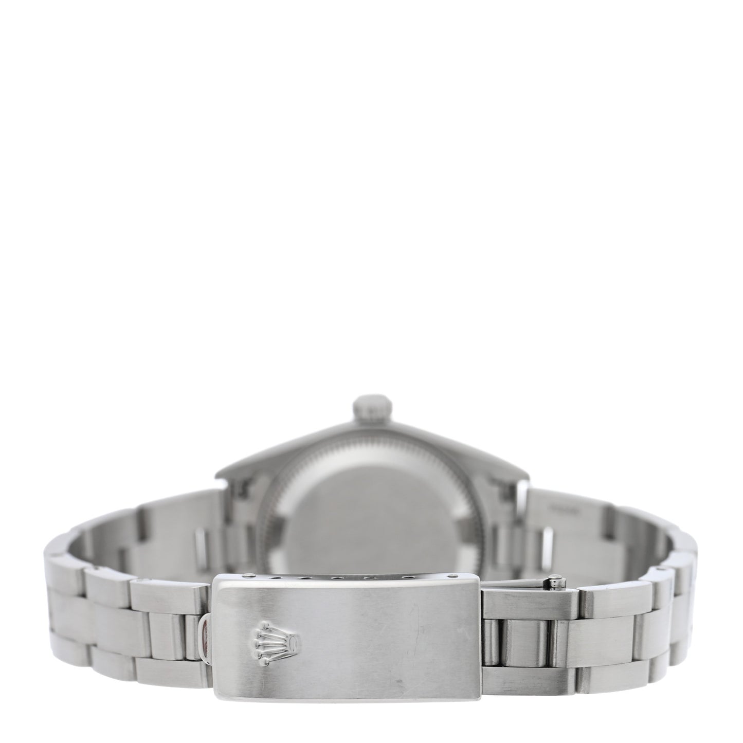 Stainless Steel 24mm Oyster Perpetual Watch Black 76080