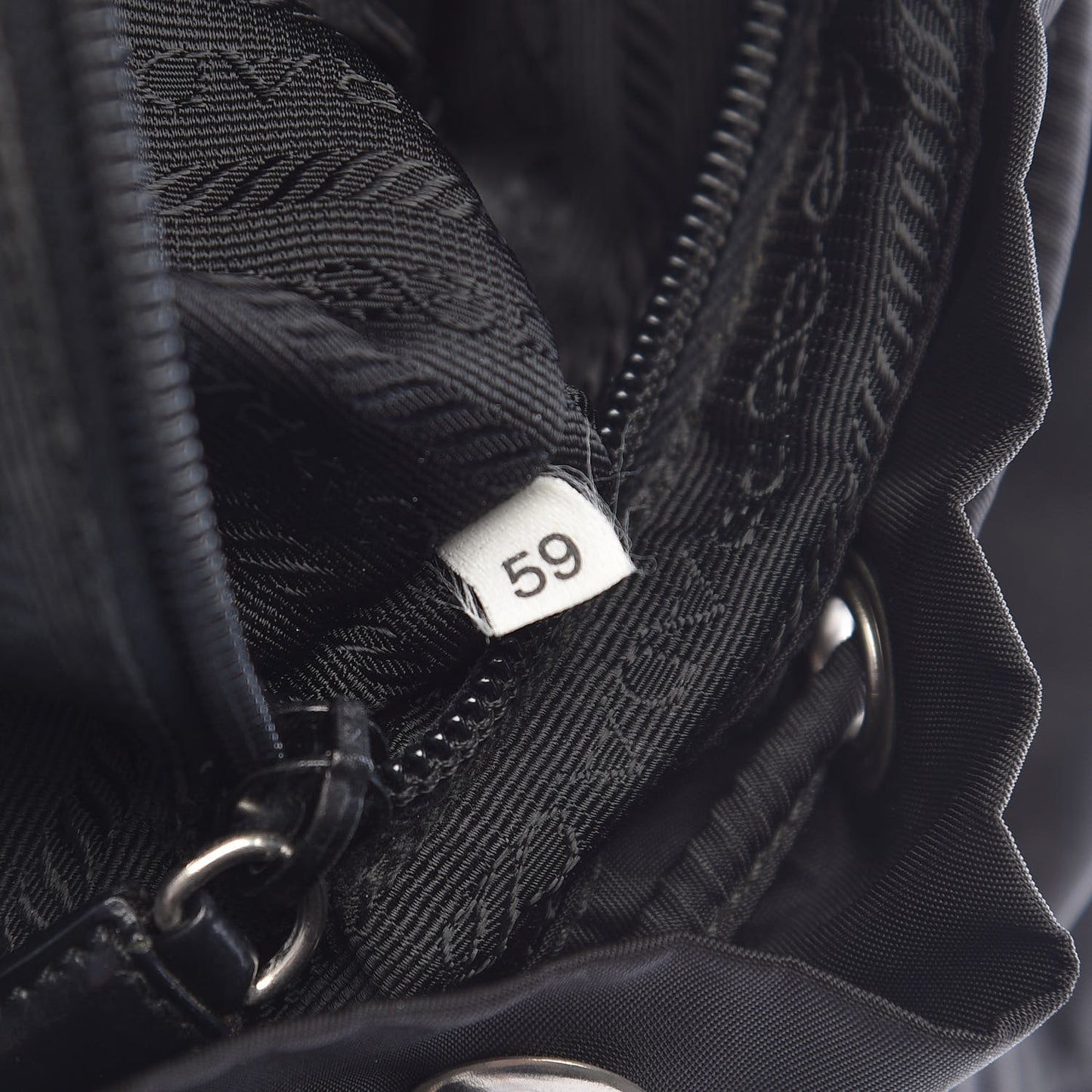 Nylon Vela Medium Backpack Black