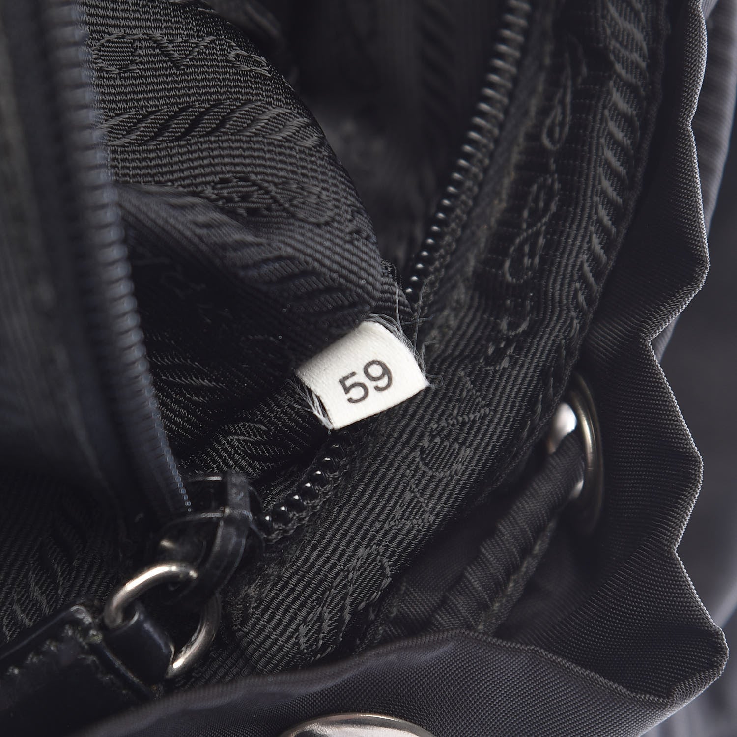 Prada Nylon Vela Medium Backpack Black 9 of 19