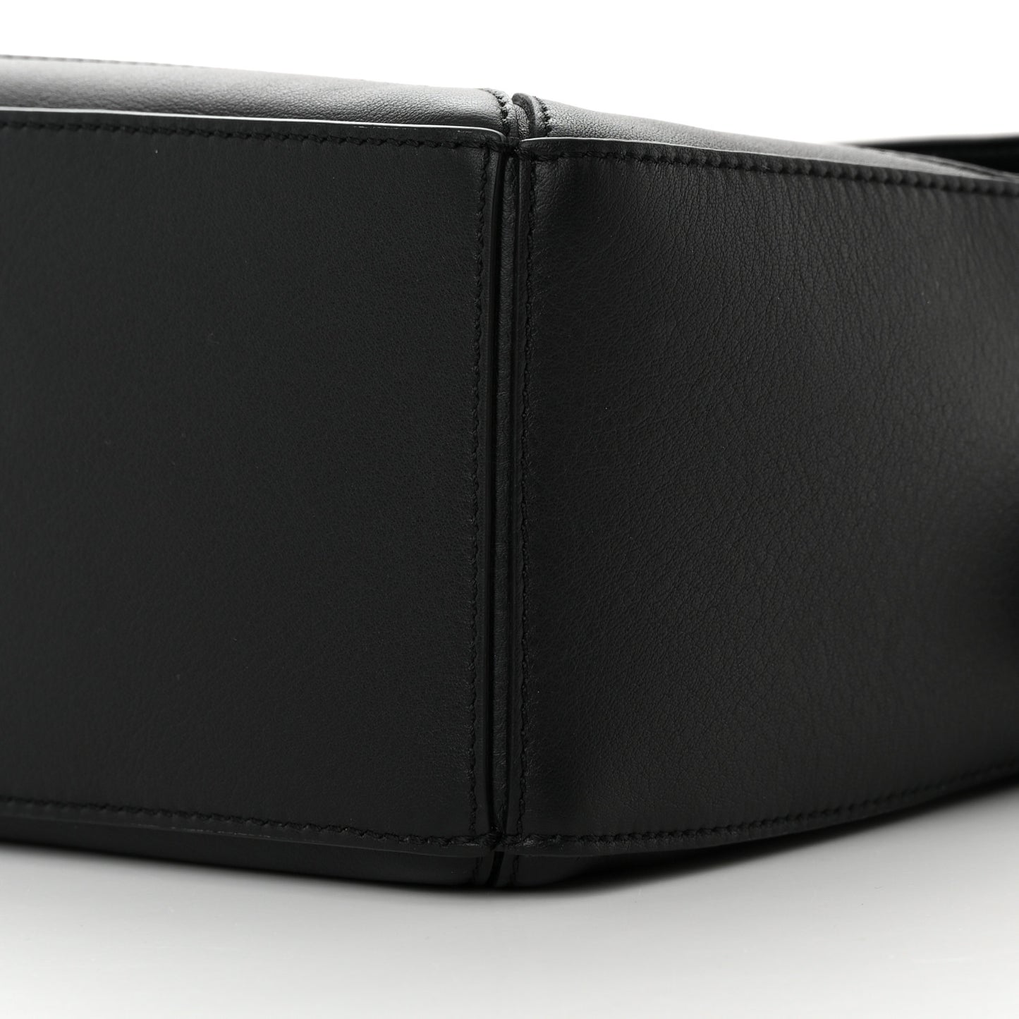 Calfskin Small Puzzle Bag Black