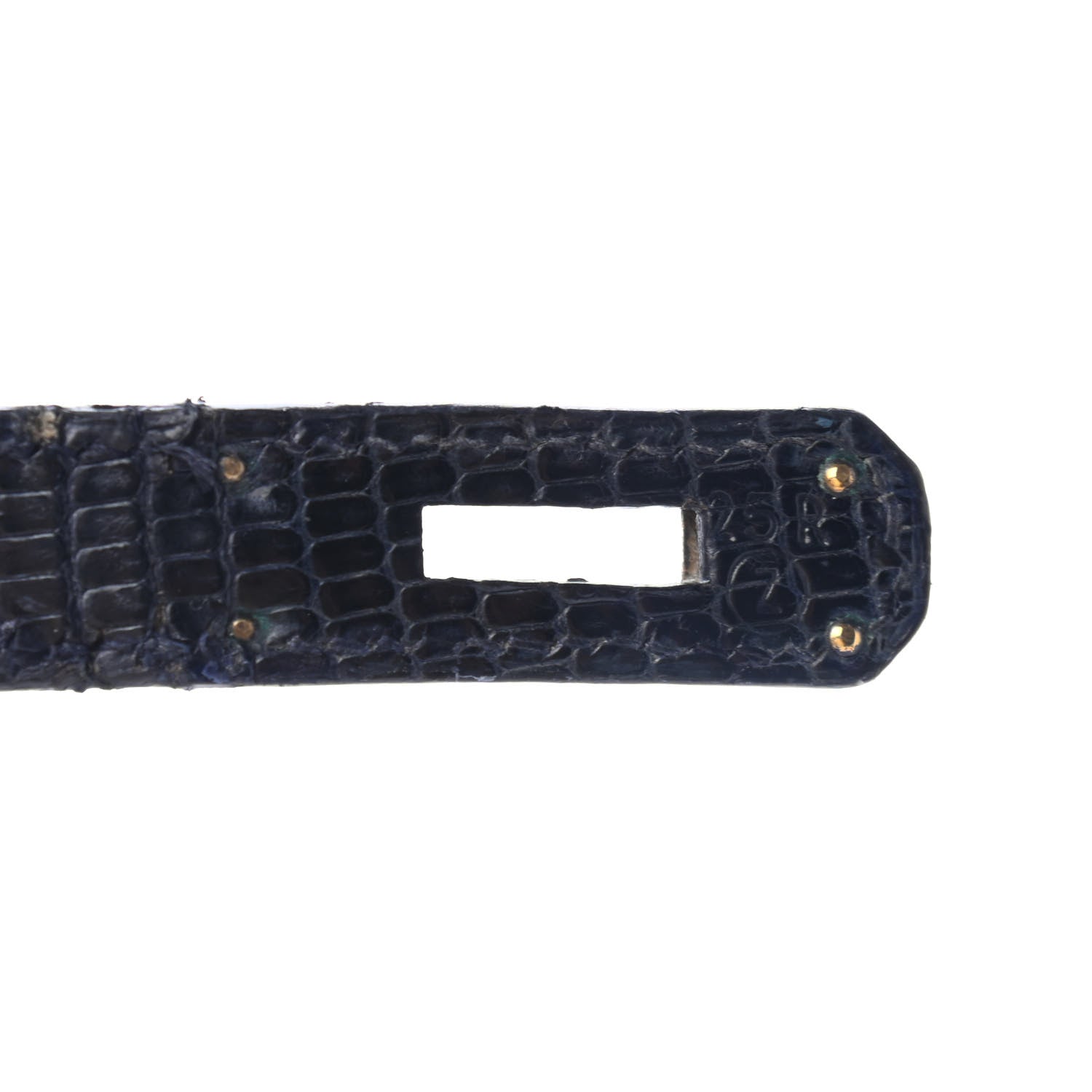 Hermes Lizard Kelly Sellier 32 Bleu Indigo 7 of 12