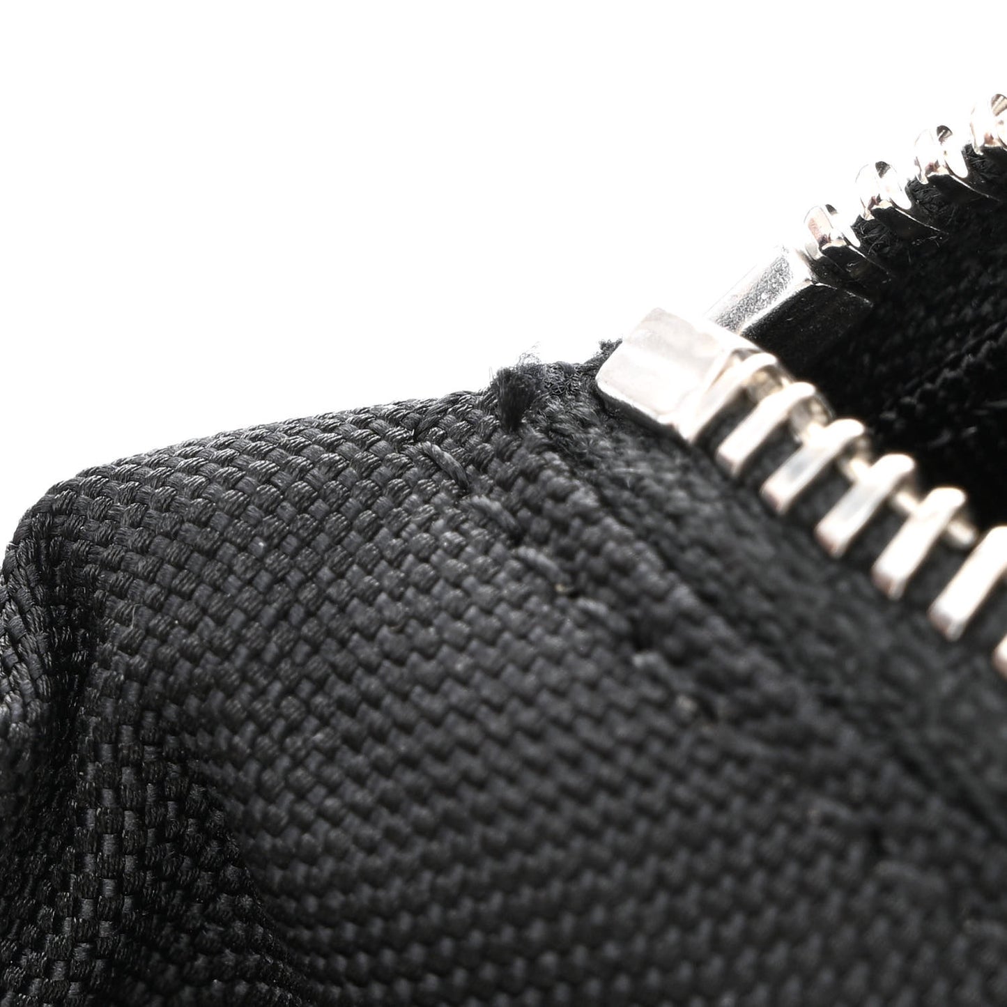 Cotton Gabardine Logo Print Trekking Belt Bag Black