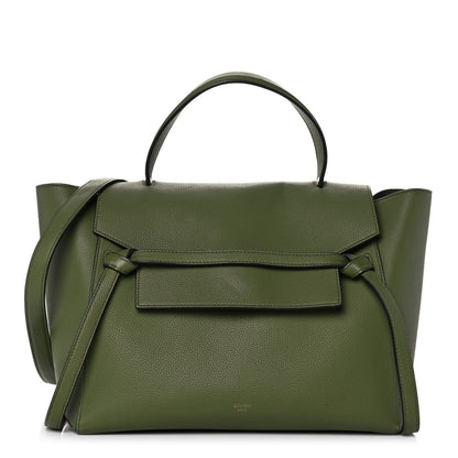 Celine Baby Grained Calfskin Mini Belt Bag Green 1 of 16