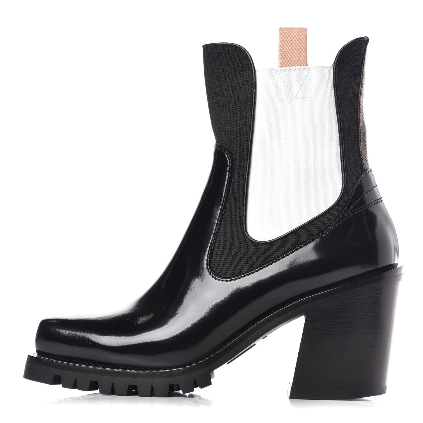 Patent Monogram Limitless Ankle Boots 42 Black