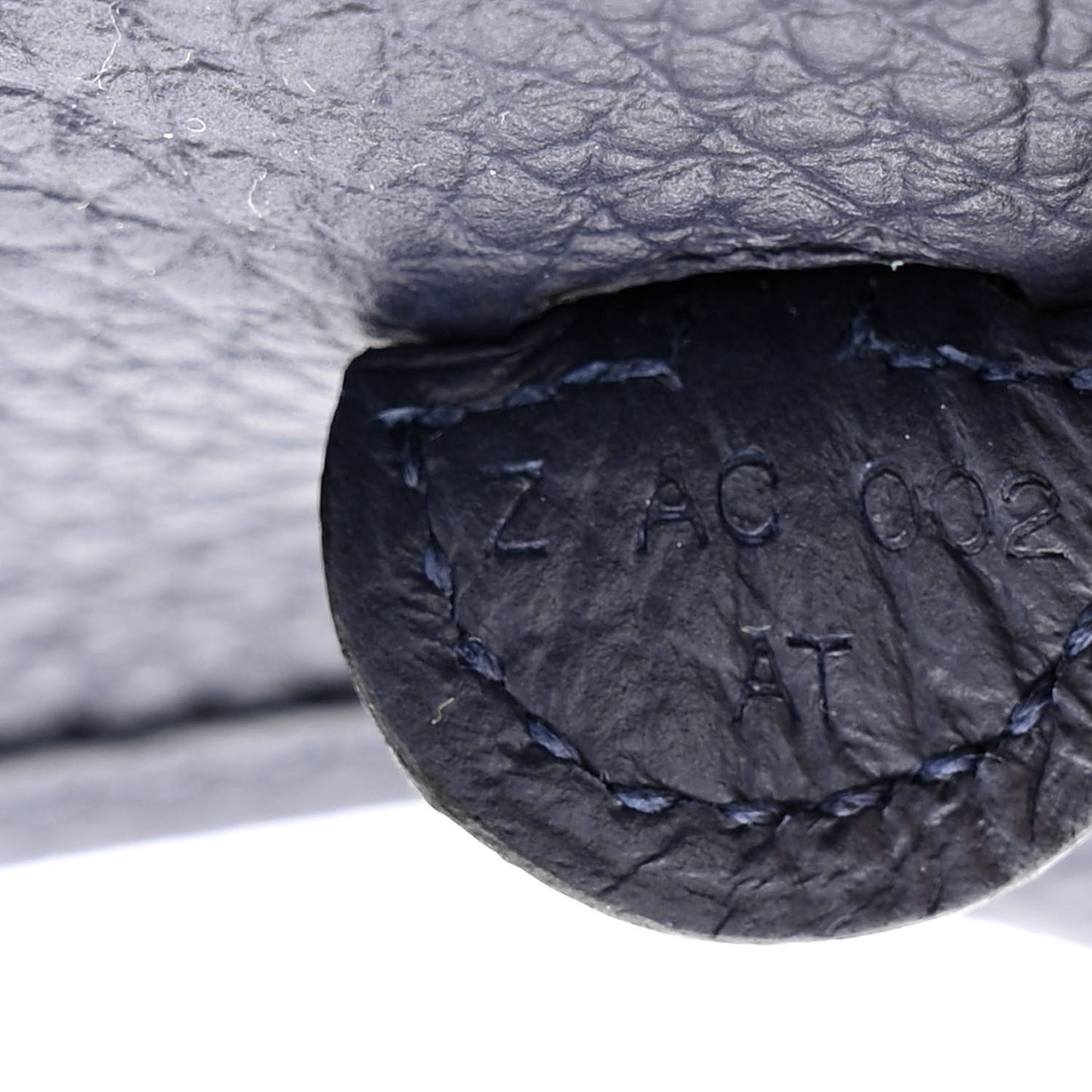 Taurillon Clemence Amazone Sangle Cavale Evelyne TPM Bleu Nuit Bleu Encre Cuivre