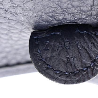 Hermes Taurillon Clemence Amazone Sangle Cavale Evelyne TPM Bleu Nuit Bleu Encre Cuivre 7 of 11