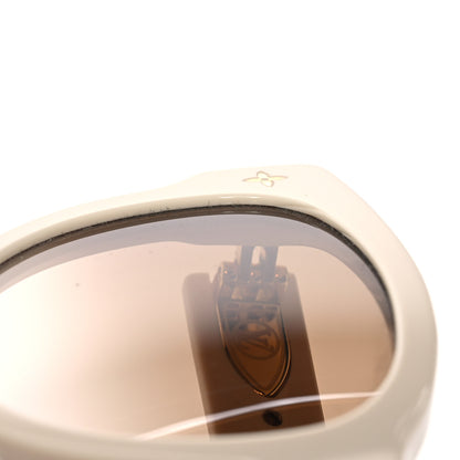 Louis Vuitton Acetate My Monogram Soft Cat Eye Sunglasses Z1707W White 9 of 10