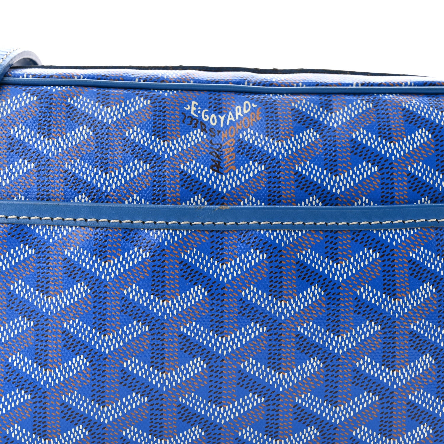 Goyard Goyardine Sac Cap Vert Sky Blue 8 of 9