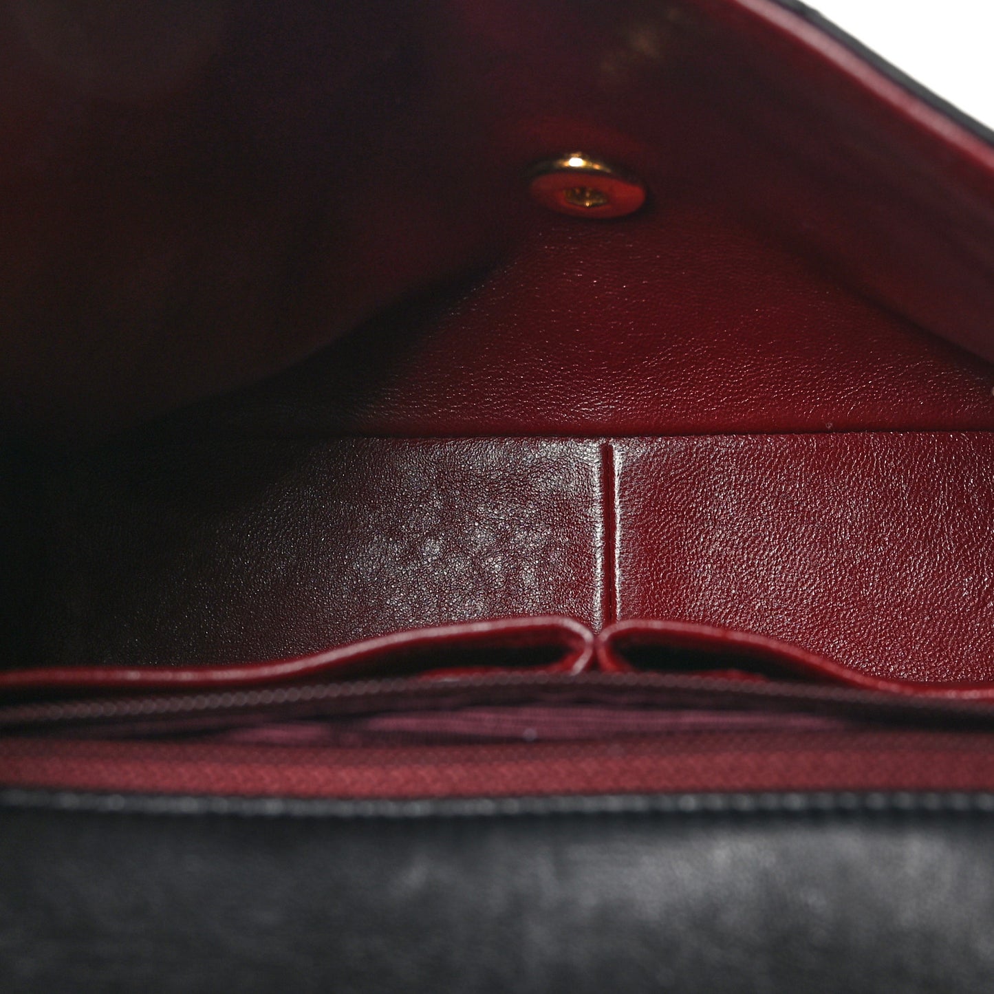Lambskin Quilted Mini Square Flap Bag Black