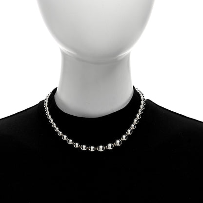 Tiffany Sterling Silver HardWear Graduated Ball Necklace 2 of 4