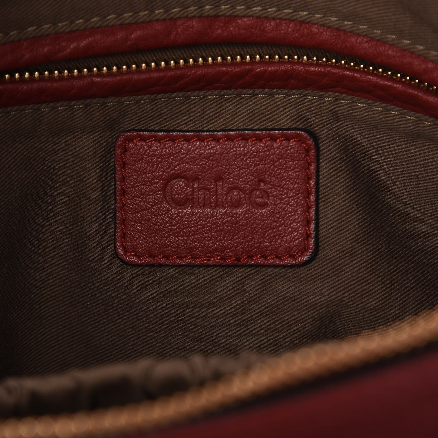 Calfskin Large Marcie Satchel Garnet