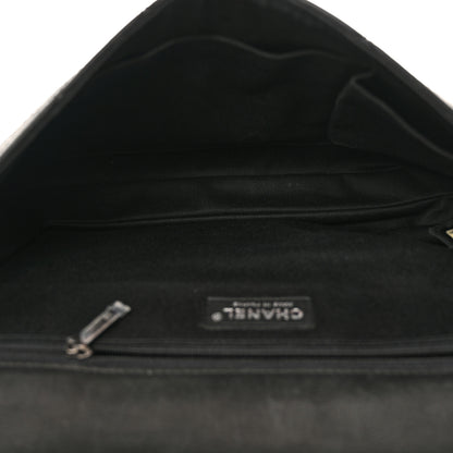 Chanel Calfskin Quilted Dallas Saddle Bag Black 5 of 12