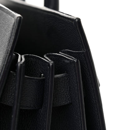 Saint Laurent Grained Calfskin Small Sac De Jour Black 13 of 14