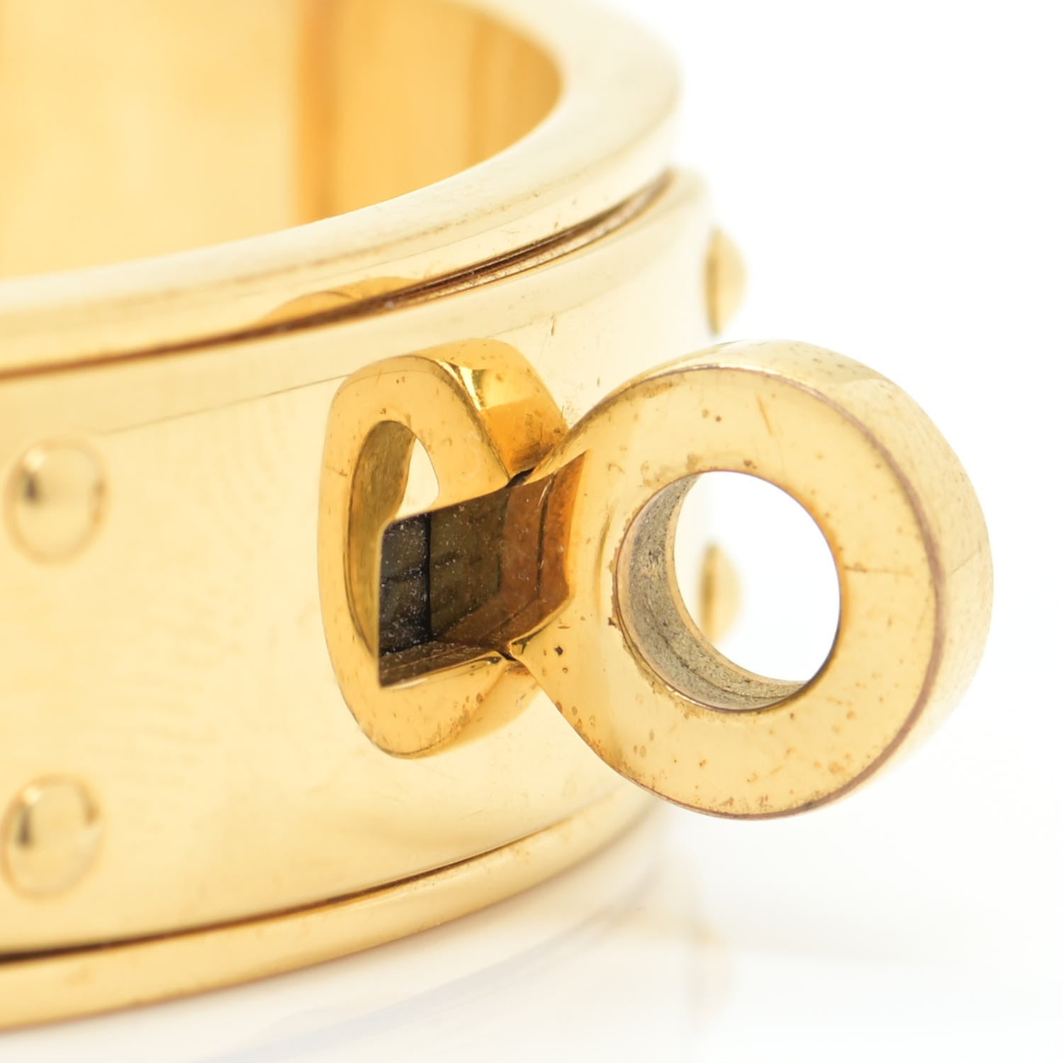 Hermes Lizard Kelly Cuff Black 9 of 16