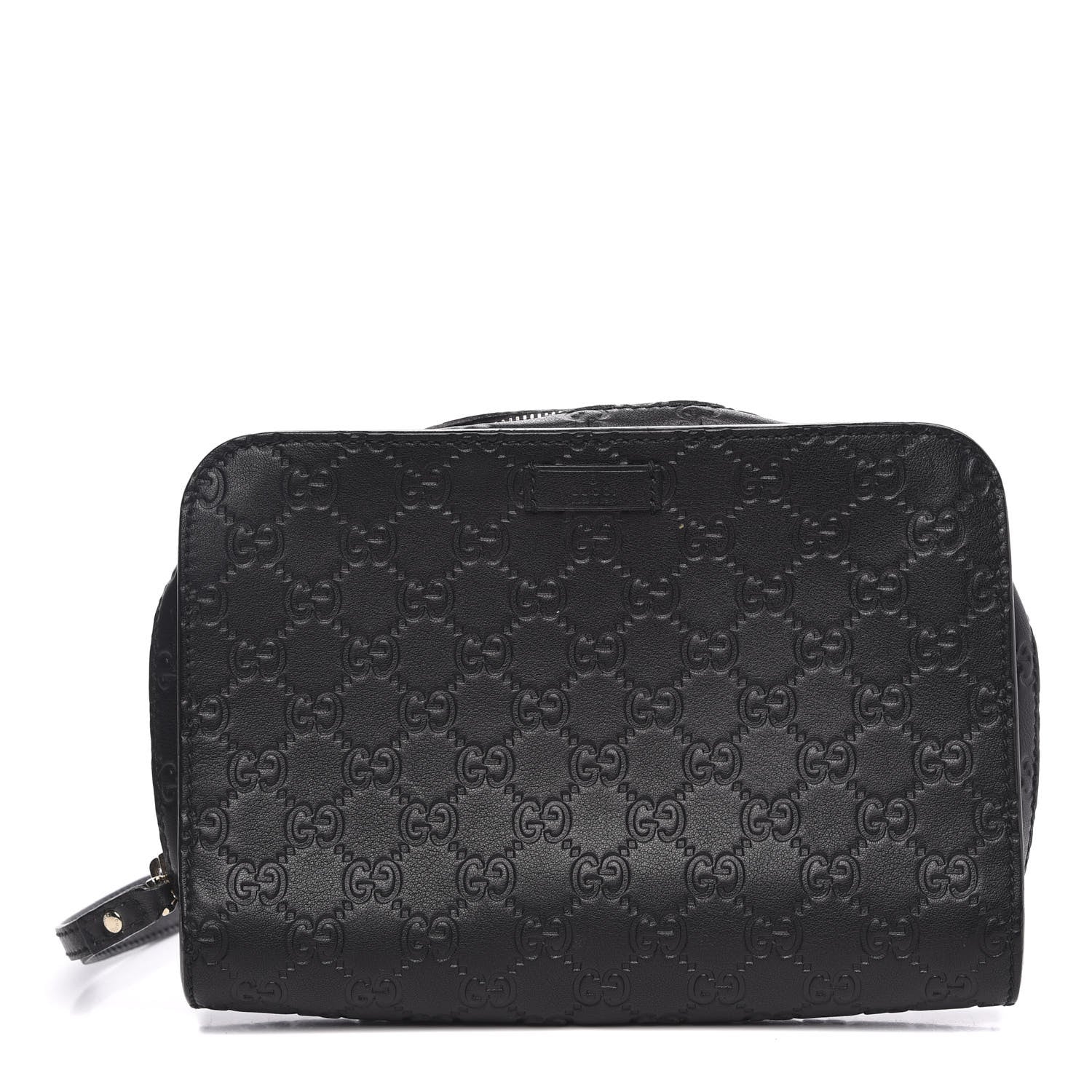 Gucci Guccissima Zip Clutch Black 1 of 11