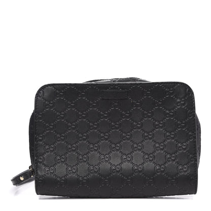 Gucci Guccissima Zip Clutch Black 1 of 11