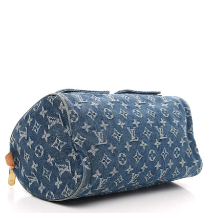 Louis Vuitton Monogram Denim Neo Speedy Blue 4 of 14