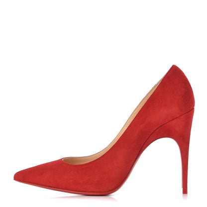 Christian Louboutin Veau Velours Alminette 100 Pumps 37.5 Loubi 1 of 8