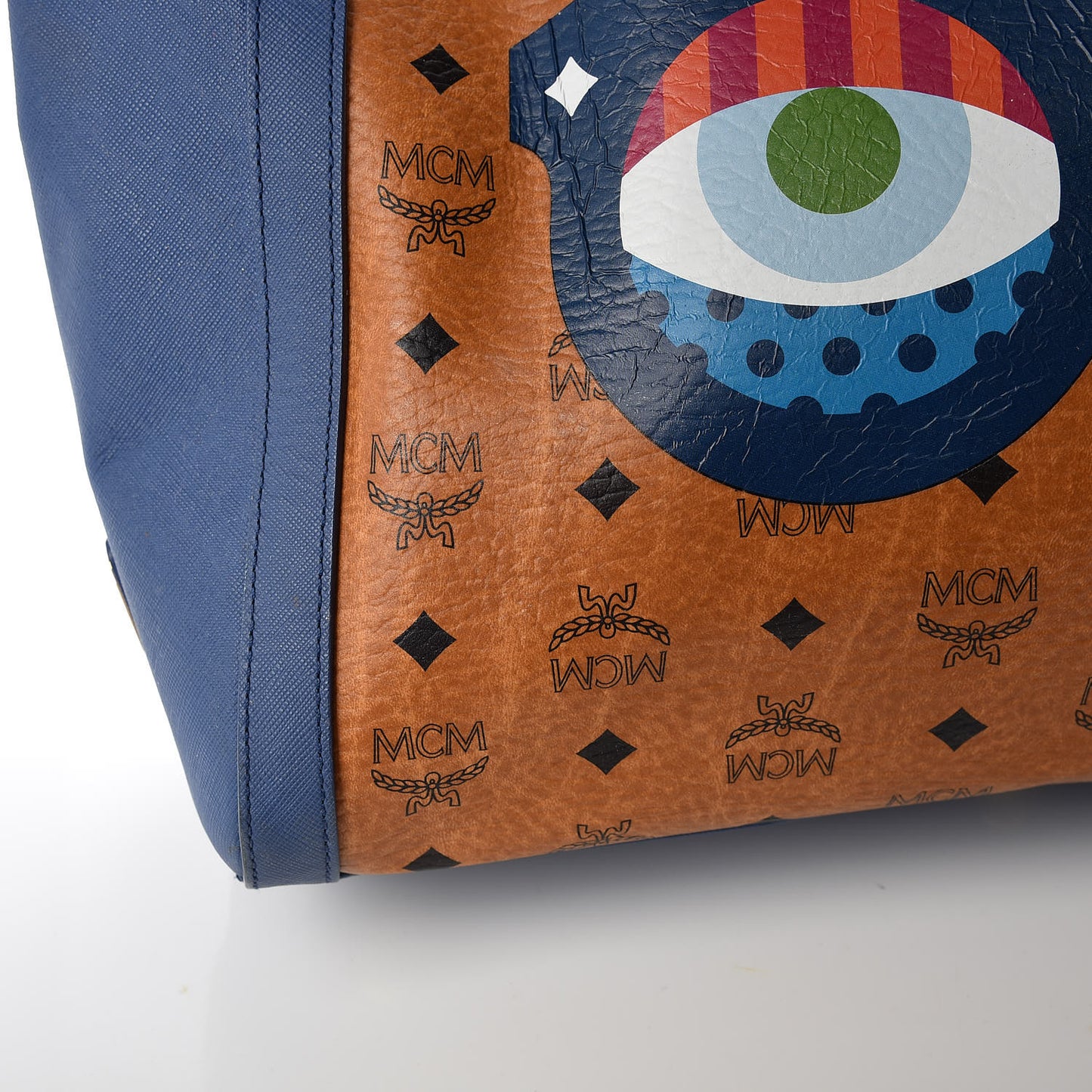 Visetos Saffiano Craig and Karl Eyes On The Horizon Tote Cognac