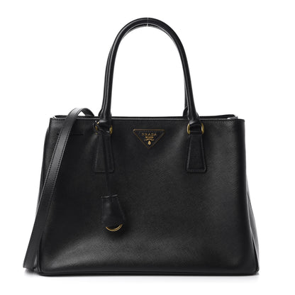 Prada Saffiano Lux Medium Tote Black 1 of 12